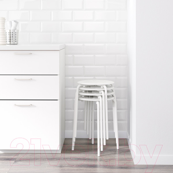 Изображение товара Табурет Swed house Axel 34.36.8267 (белый)