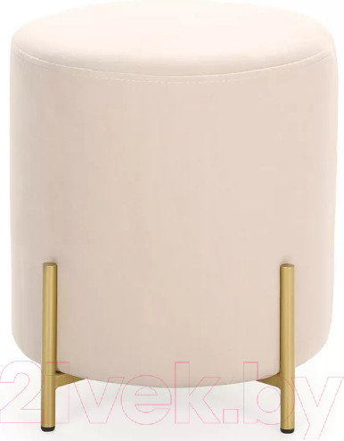 Изображение товара Пуф Stolline Шарль круглый (Vendetta 01 золото)