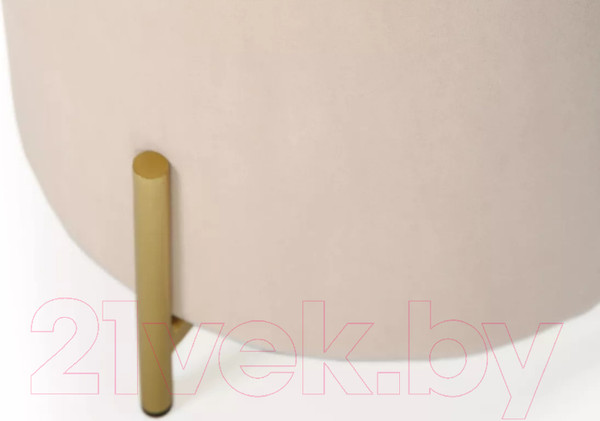 Изображение товара Пуф Stolline Шарль круглый (Vendetta 01 золото)