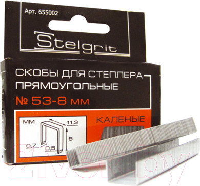 Изображение товара Скобы Stelgrit 655002.21.2 (9x1000шт)