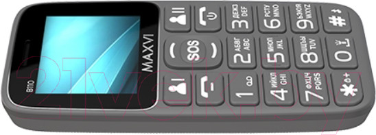 Изображение товара Мобильный телефон Maxvi B110 (серый)