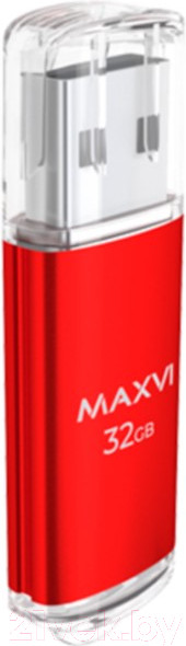 Изображение товара USB flash накопитель Maxvi MP 32GB 2.0 (красный)