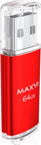 Изображение товара USB flash накопитель Maxvi MP 64GB 2.0 (красный)