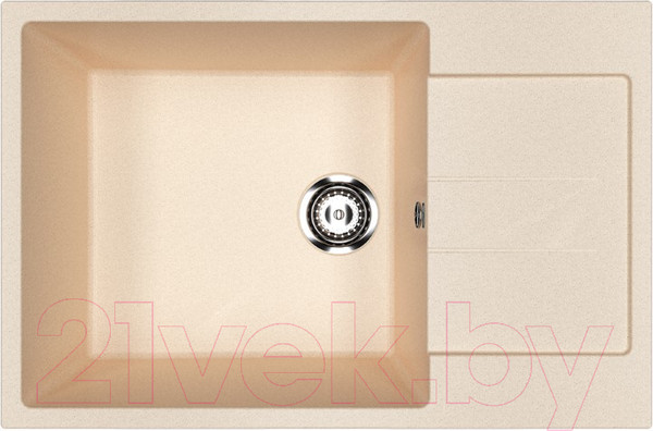 Изображение товара Мойка кухонная Ulgran U-602 (328 бежевый)