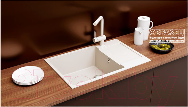 Изображение товара Мойка кухонная Ulgran U-602 (328 бежевый)