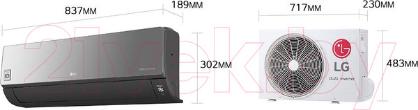 Изображение товара Сплит-система LG AC09BK