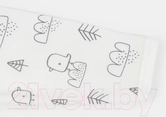 Изображение товара Набор боди для малышей MOWbaby Birds с длинным рукавом / 6182 (молочный, р.68)