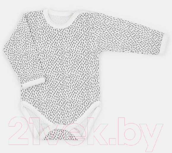 Изображение товара Набор боди для малышей MOWbaby Birds с длинным рукавом / 6182 (молочный, р.68)