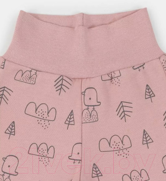 Изображение товара Комплект одежды для малышей MOWbaby Birds / 2-82 (розовый, р.80)