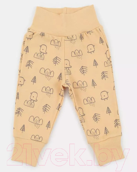 Изображение товара Комплект одежды для малышей MOWbaby Birds / 2-82 (желтый, р.80)