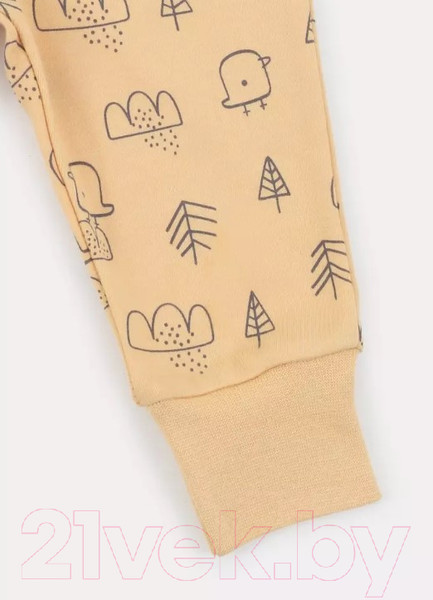 Изображение товара Комплект одежды для малышей MOWbaby Birds / 2-82 (желтый, р.80)