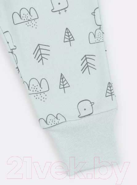 Изображение товара Набор штанов для малышей MOWbaby Birds / 3282 (голубой, р.80)