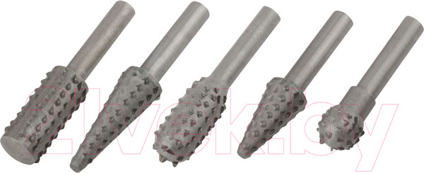 Изображение товара Набор борфрез FIT Стальные по дереву / 36455 (5шт)