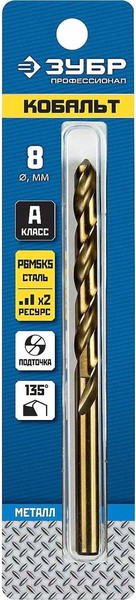 Изображение товара Сверло Зубр Проф 29626-8