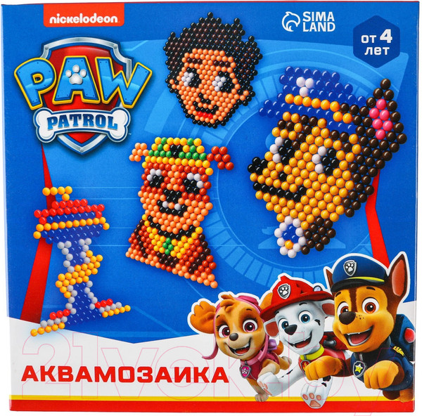Изображение товара Развивающая игра PAW Patrol Аквамозаика. Команда Щенячий Патруль / 7868196