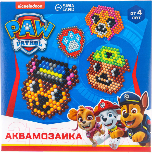 Изображение товара Развивающая игра PAW Patrol Аквамозаика. Щенячий Патруль / 7868197