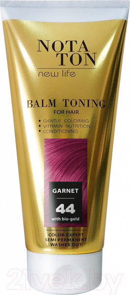 Изображение товара Оттеночный бальзам для волос Notaton 44 (150мл, гранат)