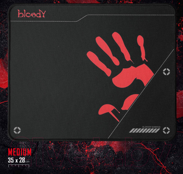 Изображение товара Коврик для мыши Bloody BP-50M (черный/рисунок)