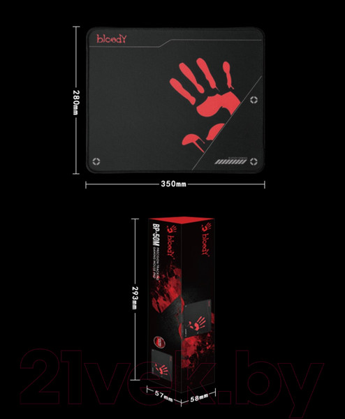 Изображение товара Коврик для мыши Bloody BP-50M (черный/рисунок)