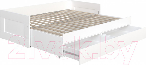 Изображение товара Кровать-тахта Mio Tesoro Сириус раздвижная 90x200 2.02.08.450.1 (белый)