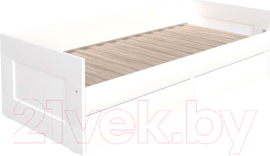 Изображение товара Кровать-тахта Mio Tesoro Сириус раздвижная 80x200 2.02.08.460.1 (белый)