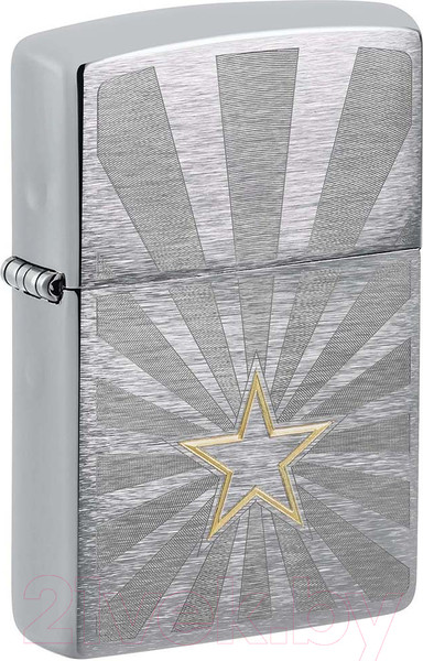 Изображение товара Зажигалка Zippo Star Design / 48657 (серебристый)