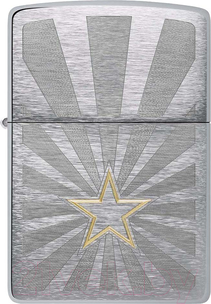 Изображение товара Зажигалка Zippo Star Design / 48657 (серебристый)