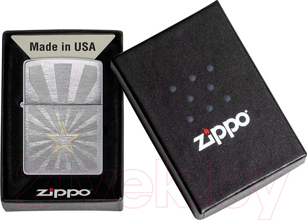 Изображение товара Зажигалка Zippo Star Design / 48657 (серебристый)