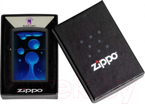 Изображение товара Зажигалка Zippo Lava Lamp / 48675 (черный матовый)