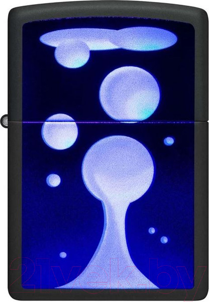 Изображение товара Зажигалка Zippo Lava Lamp / 48675 (черный матовый)