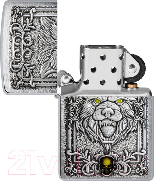 Изображение товара Зажигалка Zippo Wolf Emblem / 48690 (серебристый)