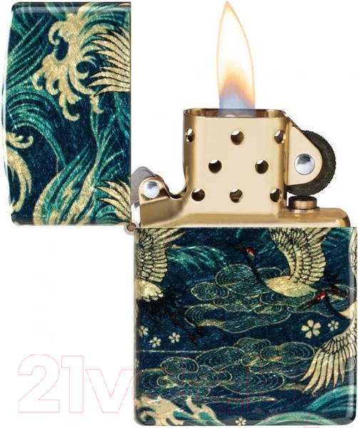 Изображение товара Зажигалка Zippo Eastern / 48684 (зеленый)