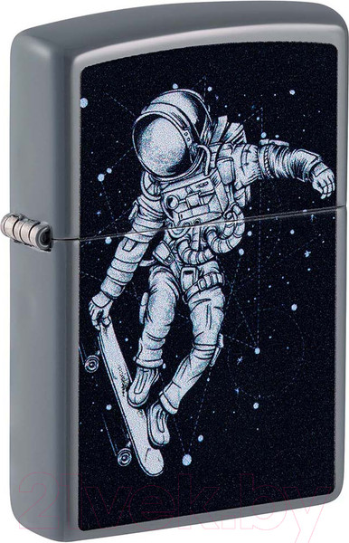 Изображение товара Зажигалка Zippo Skateboarding Astronaut / 48644 (серый)