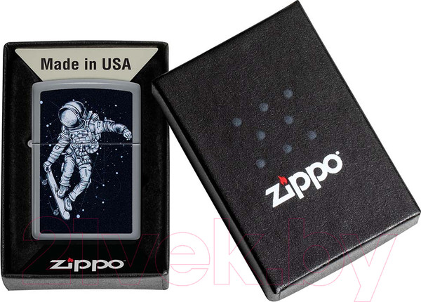 Изображение товара Зажигалка Zippo Skateboarding Astronaut / 48644 (серый)