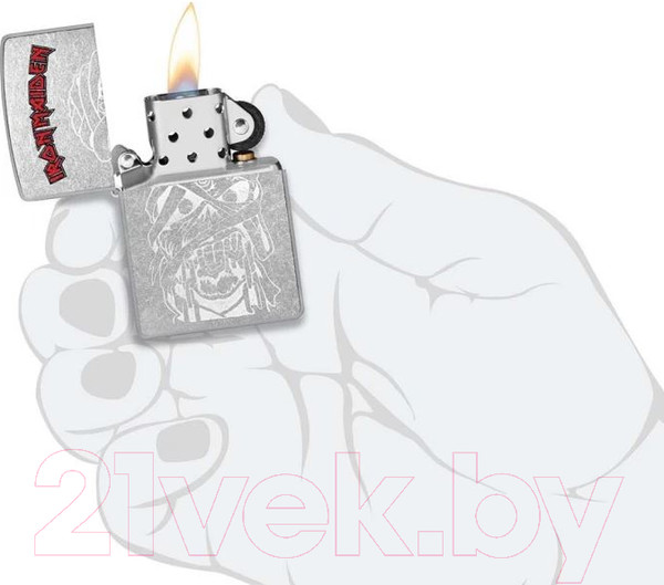 Изображение товара Зажигалка Zippo Iron Maiden / 48667 (серебристый)
