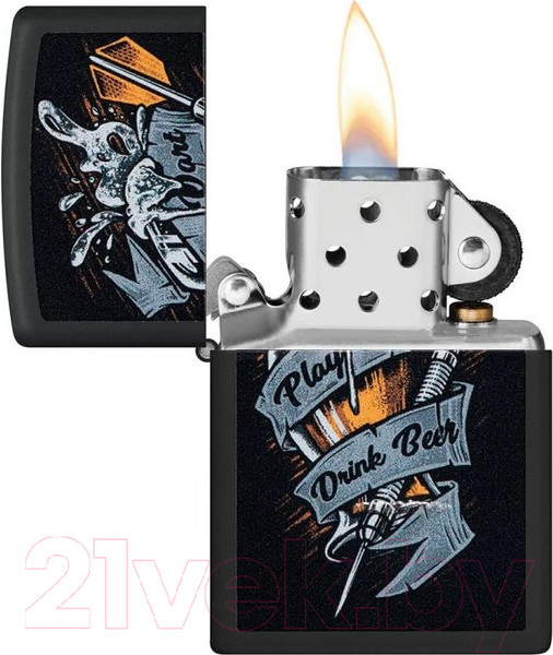 Изображение товара Зажигалка Zippo Darts / 48679 (черный)
