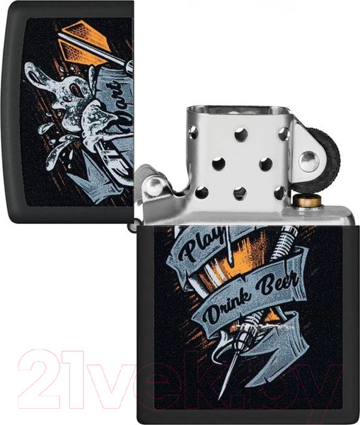 Изображение товара Зажигалка Zippo Darts / 48679 (черный)