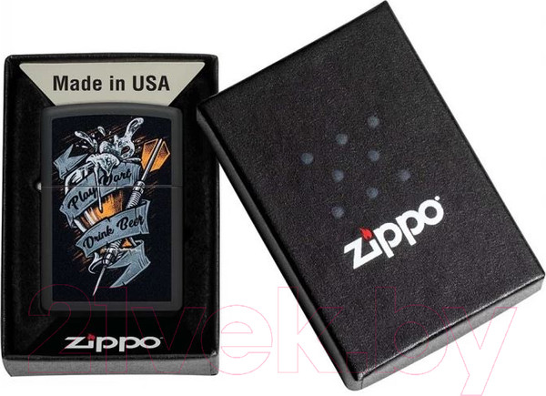 Изображение товара Зажигалка Zippo Darts / 48679 (черный)