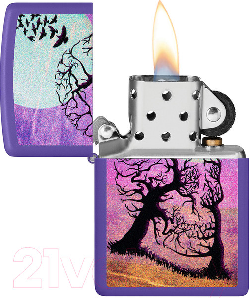 Изображение товара Зажигалка Zippo Skull Tree / 48638 (черный)