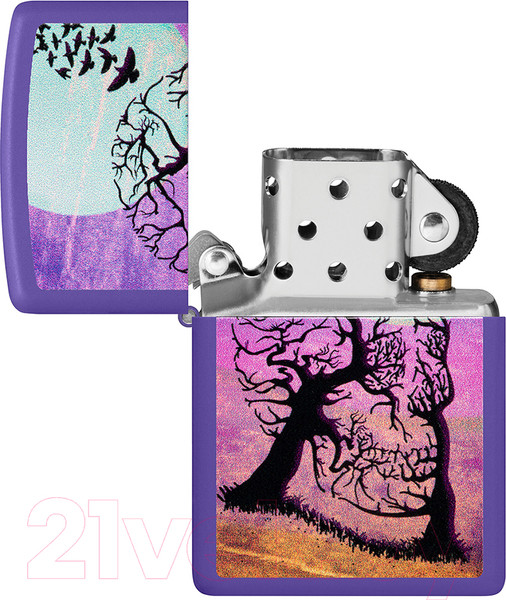 Изображение товара Зажигалка Zippo Skull Tree / 48638 (черный)