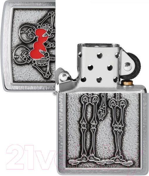 Изображение товара Зажигалка Zippo Couple Love / 48688 (серебристый)