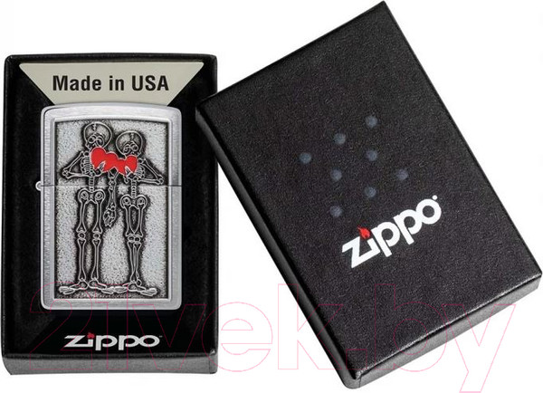 Изображение товара Зажигалка Zippo Couple Love / 48688 (серебристый)