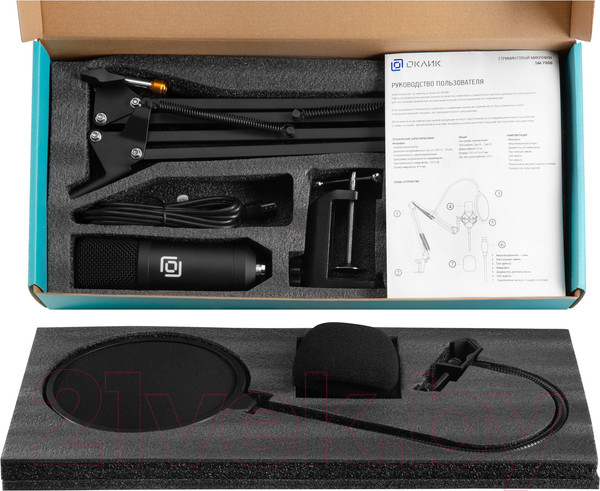 Изображение товара Микрофон Оклик SM-700G (черный)