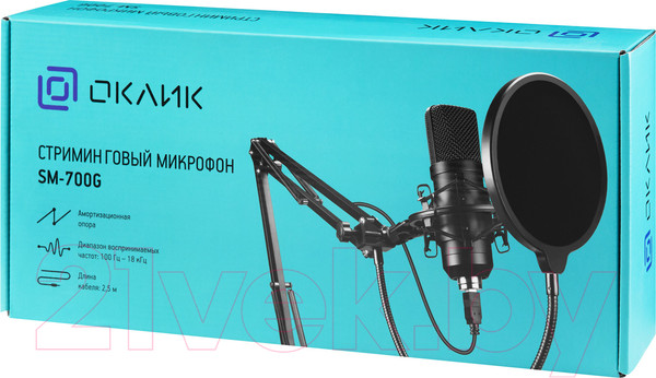 Изображение товара Микрофон Оклик SM-700G (черный)