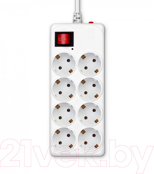 Изображение товара Сетевой фильтр Buro 800SH-3-W (белый)