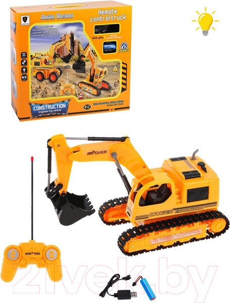 Изображение товара Радиоуправляемая игрушка Наша игрушка Экскаватор / HF-2033A-13