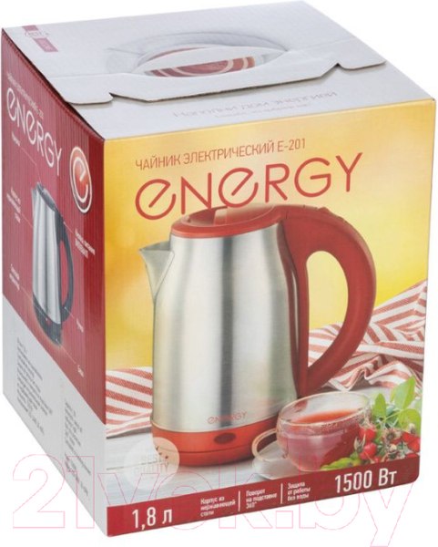 Изображение товара Электрочайник Energy E-201 / 164126 (черный)