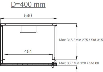 Изображение товара Шкаф телекоммуникационный Lande LN-SH12U5440-BL-F0-0