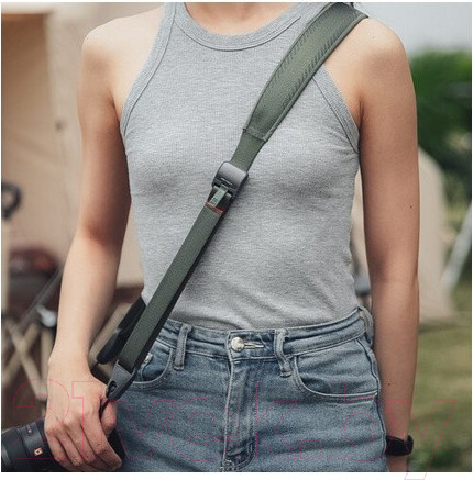 Изображение товара Ремень плечевой для камеры Pgytech Camera Shoulder Strap P-CB-120 (зеленый папортник)