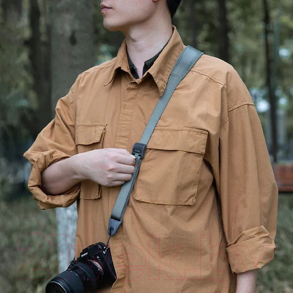 Изображение товара Ремень плечевой для камеры Pgytech Camera Shoulder Strap P-CB-120 (зеленый папортник)